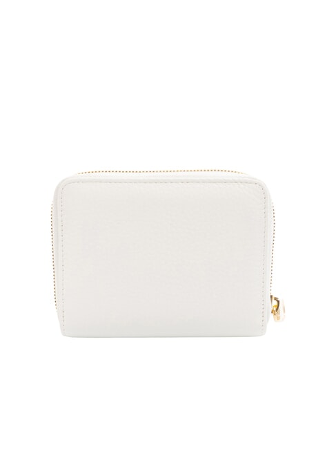 BASIC Small zip around leather wallet white - Women&rsquo;s Wallets