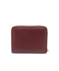 BRACCIALINI BASIC Small zip around leather wallet burgundy - Women’s Wallets - 3