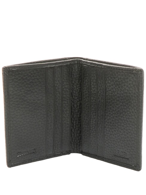 SNAP  Hammered leather wallet black - Men’s Wallets