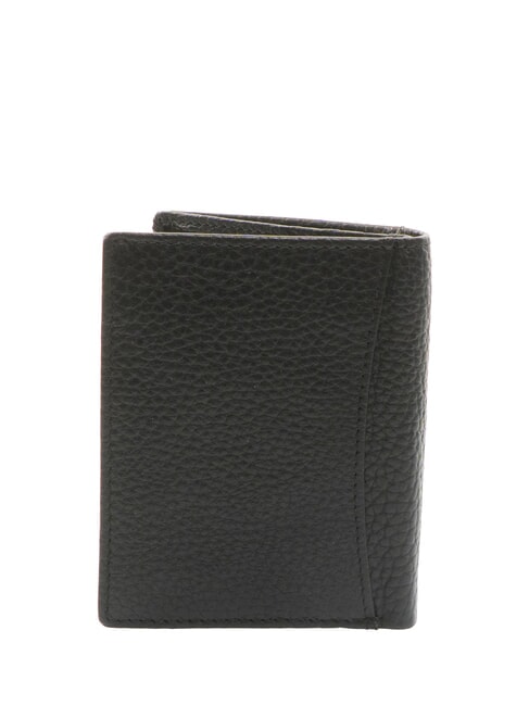 SNAP  Hammered leather wallet black - Men’s Wallets