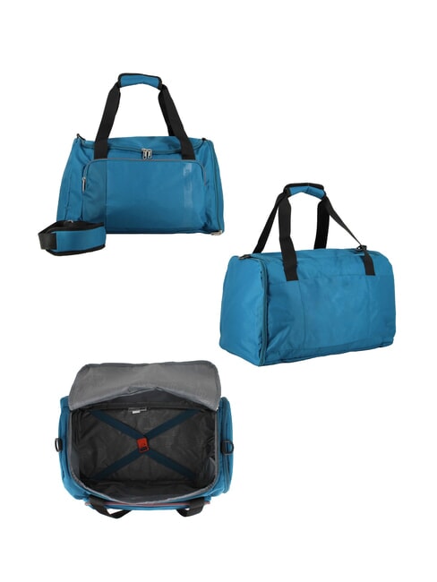 BLAZING RIDE Set of 3 trolleys + duffel bag + 2 backpacks + 2 beauty cases teal/orange - Trolley Set