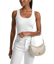 MICHAEL KORS KYLA Leather shoulder bag, with shoulder strap light sand - Women’s Bags - 4