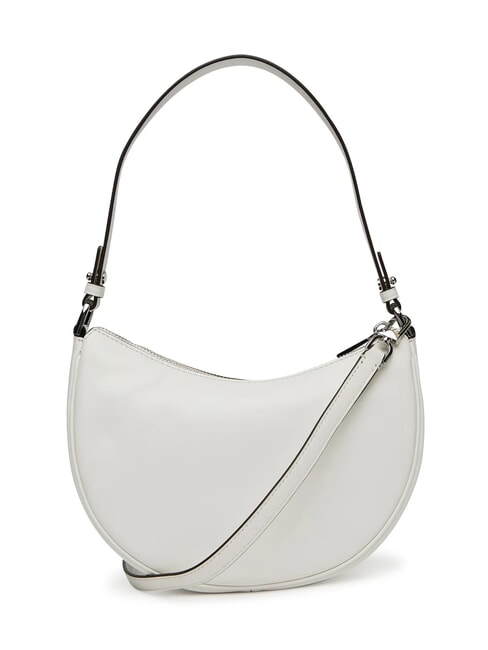 KYLA Leather shoulder bag, with shoulder strap optical white - Women’s Bags