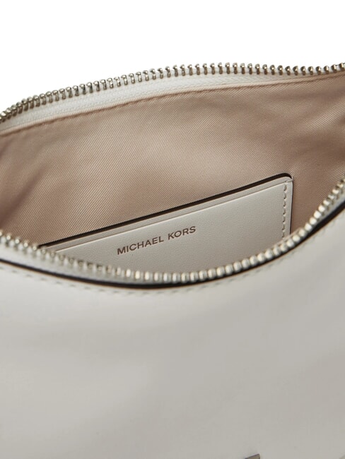 KYLA Leather shoulder bag, with shoulder strap optical white - Women’s Bags