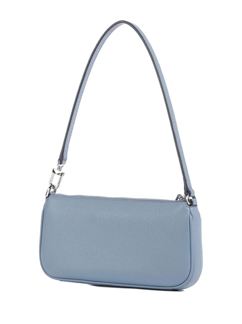 ZOEY Mini shoulder bag, in leather chambray - Women’s Bags