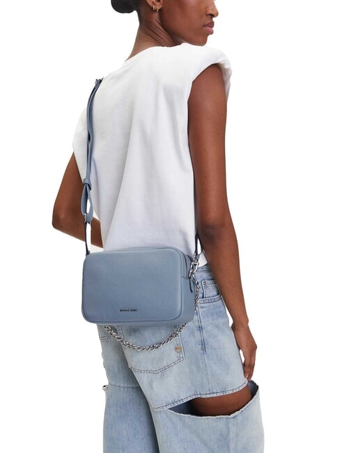 BRYANT Mini shoulder bag, in leather chambray - Women’s Bags