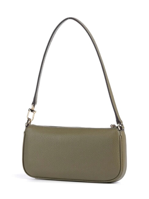 ZOEY Shoulder bag, in leather green safari - Women’s Bags
