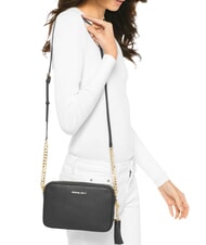 MICHAEL KORS JET SET Mini shoulder bag, in leather black - Women’s Bags - 5