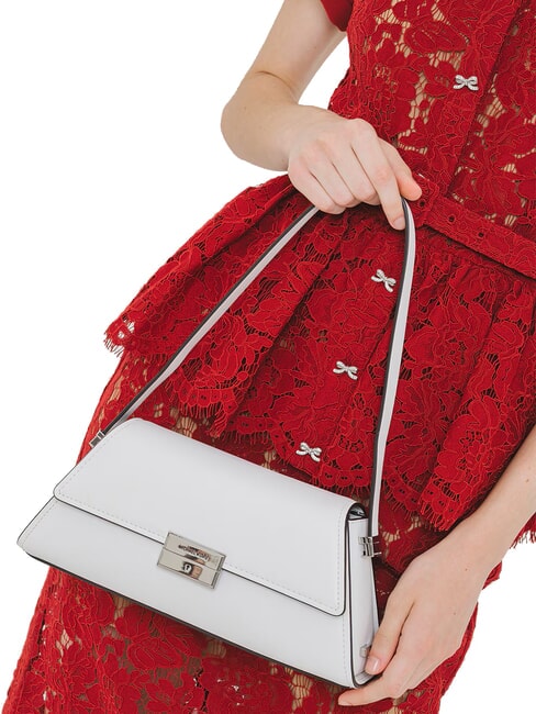 LUDLOW Leather bag optical white - Women’s Bags