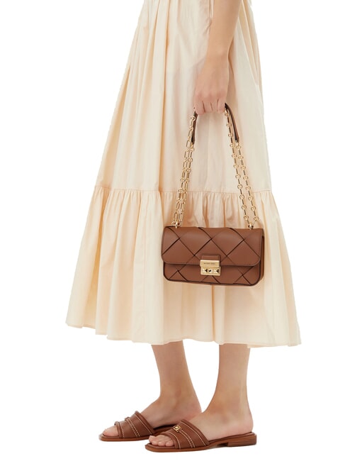 TRIBECA Mini shoulder bag, in leather luggage - Women’s Bags