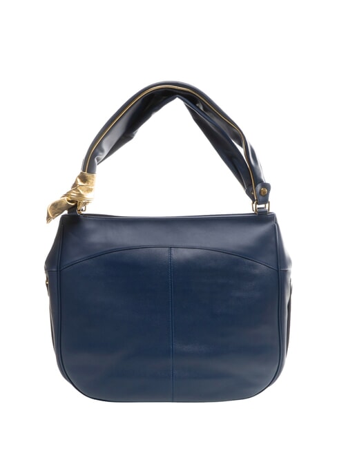 GRETA Leather shoulder bag blue - Women’s Bags