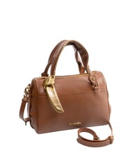 BRACCIALINI GRETA Leather satchel bag with shoulder strap brown - Women’s Bags - 2