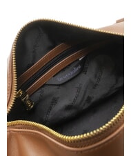 BRACCIALINI GRETA Leather satchel bag with shoulder strap brown - Women’s Bags - 5