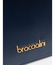 BRACCIALINI GRETA Leather handbag with shoulder strap blue - Women’s Bags - 4