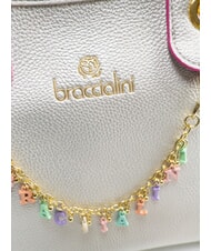 BRACCIALINI BETH Medium bag with removable pouch silver - Women’s Bags - 4