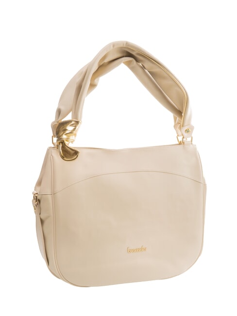 GRETA Leather shoulder bag beige - Women’s Bags