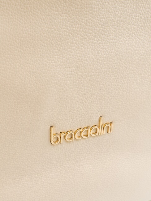 GRETA Leather shoulder bag beige - Women’s Bags