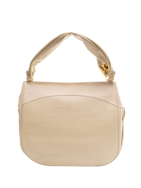 GRETA Leather shoulder bag beige - Women’s Bags
