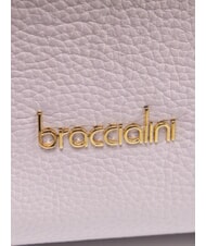 BRACCIALINI HELLEN Leather handbag with shoulder strap lilac - Women’s Bags - 3