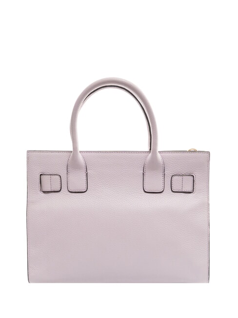 HELLEN Leather handbag with shoulder strap lilac - Women’s Bags
