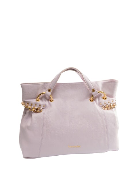 NORA Hammered leather handbag lilac - Women’s Bags