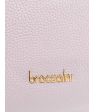 BRACCIALINI NORA Hammered leather handbag lilac - Women’s Bags - 3