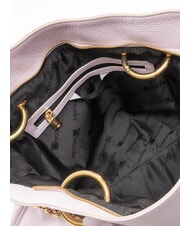 BRACCIALINI NORA Hammered leather handbag lilac - Women’s Bags - 5