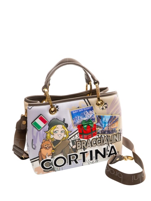 CARTOLINE CORTINA Handbag with shoulder strap multi - Women’s Bags
