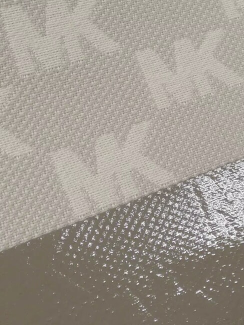 BRYANT Shoulder bag with shiny insert and logo birch - Women’s Bags