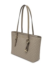 MICHAEL KORS QUINN Shopping bag with all-over logo print - Women’s Bags