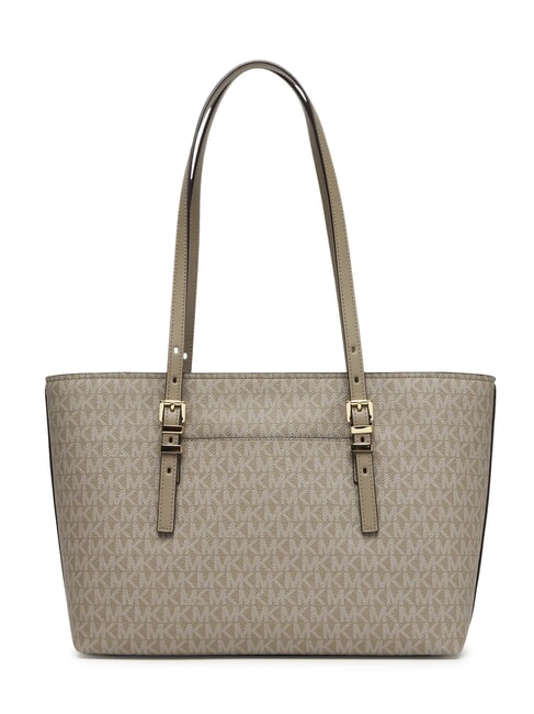 QUINN Shopping bag with all-over logo print birch - Women’s Bags