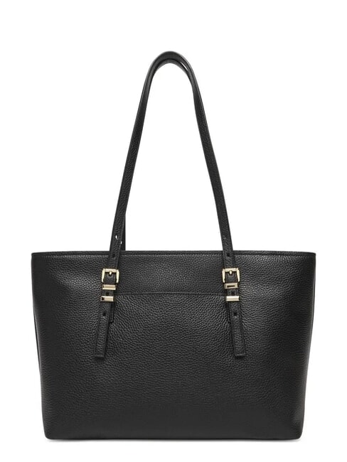 QUINN Medium leather shopping bag black - Women’s Bags