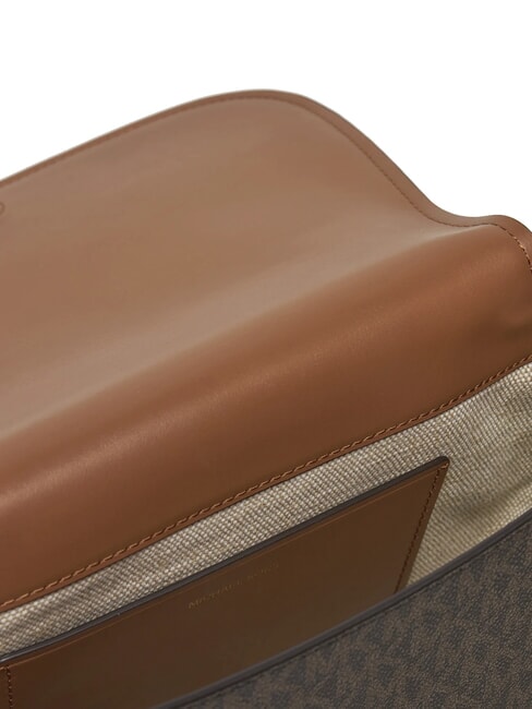 LYDIA Shoulder bag with flap brn/acorn - Women’s Bags