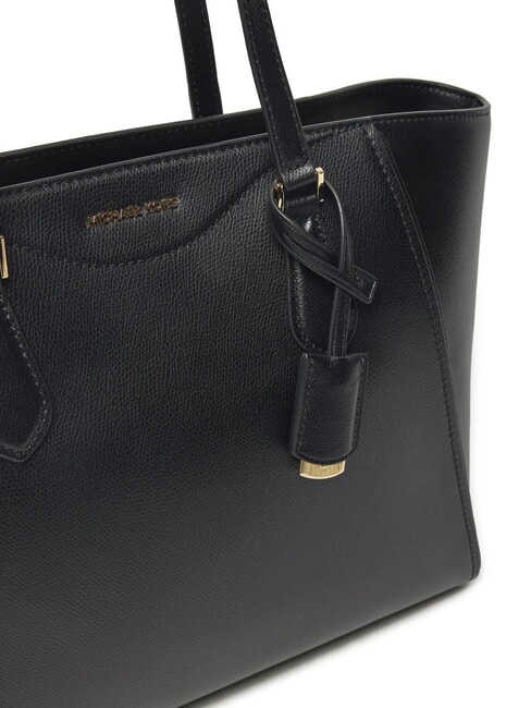 TARYN Leather shoulder shopping bag black - Women’s Bags