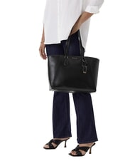 MICHAEL KORS TARYN Leather shoulder shopping bag black - Women’s Bags - 5