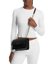 MICHAEL KORS CLAIRE Leather shoulder bag, cross-body bag black - Women&rsquo;s Bags - 4