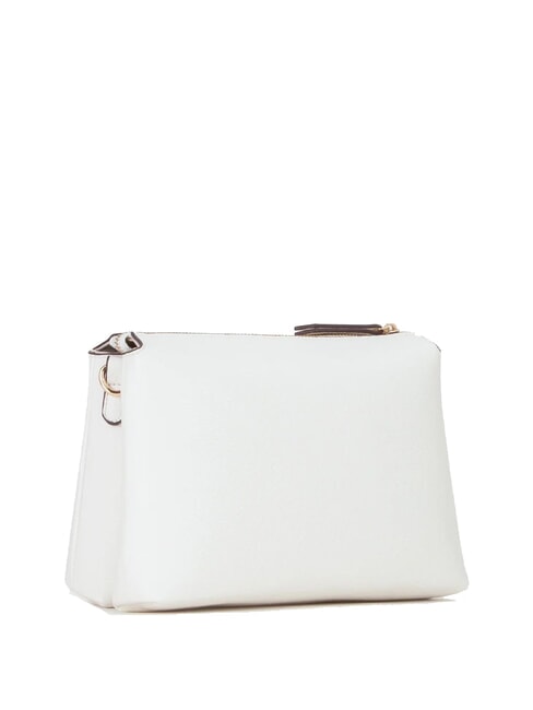 SAMANTHA Bag with double shoulder strap and pouch white - Women’s Bags