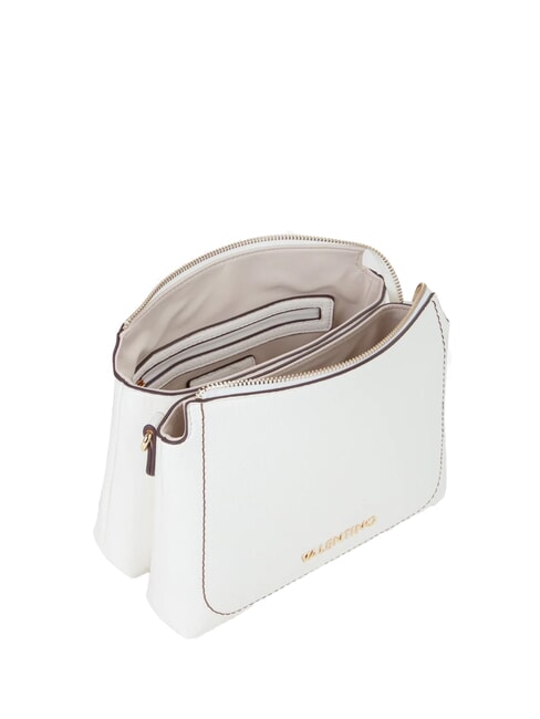 SAMANTHA Bag with double shoulder strap and pouch white - Women’s Bags