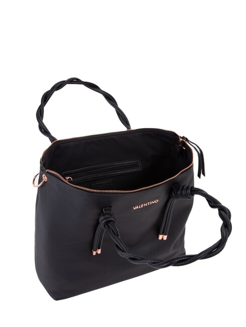 SCARLETT RE Shoulder bag with braided handles black - Women’s Bags