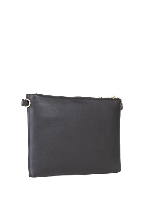 JASMIN Flat clutch bag with shoulder strap black - Women’s Bags