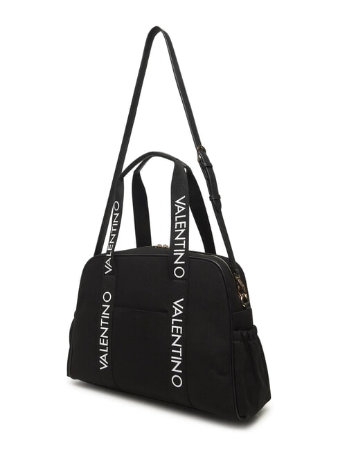 CANDLE Canvas satchel bag with shoulder strap black - Women’s Bags