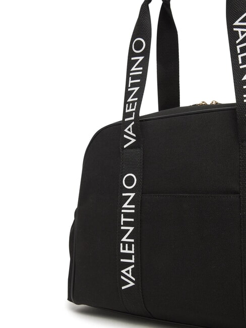 CANDLE Canvas satchel bag with shoulder strap black - Women’s Bags