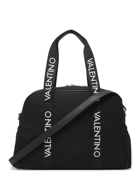 CANDLE Canvas satchel bag with shoulder strap black - Women’s Bags