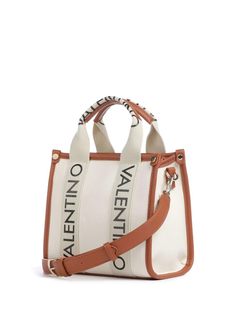 CANDLE Small canvas handbag natural/leather - Women’s Bags