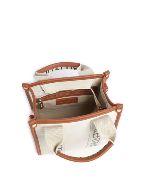 CANDLE Small canvas handbag natural/leather - Women’s Bags