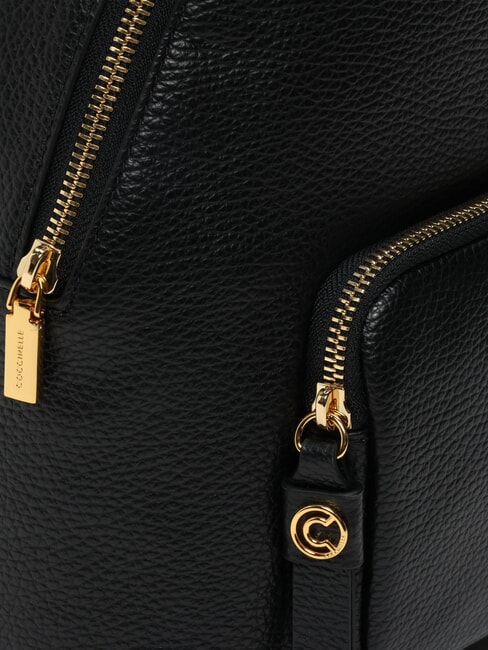 FENIX Medium leather backpack Black - Women’s Bags