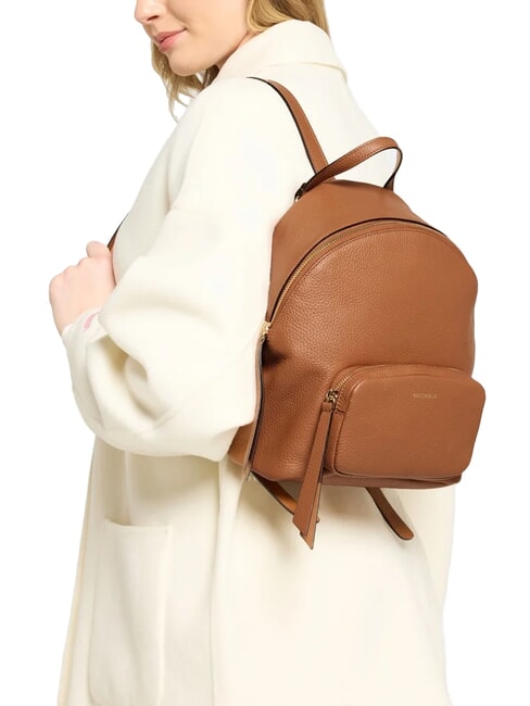 JEN Hammered leather backpack CUIR - Women’s Bags