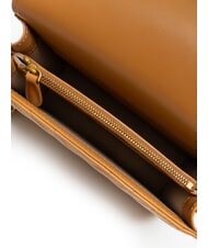 PINKO LOVE CLICK MINI Quilted nappa leather bag nougat-antique gold - Women’s Bags - 5