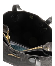 GATTINONI PLANETARIUM Shoulder Shopper Bag monochrom lt grey/black - Women’s Bags - 5