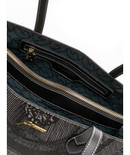 GATTINONI PLANETARIUM Shoulder Tote Bag monochrom lt grey/black - Women’s Bags - 5